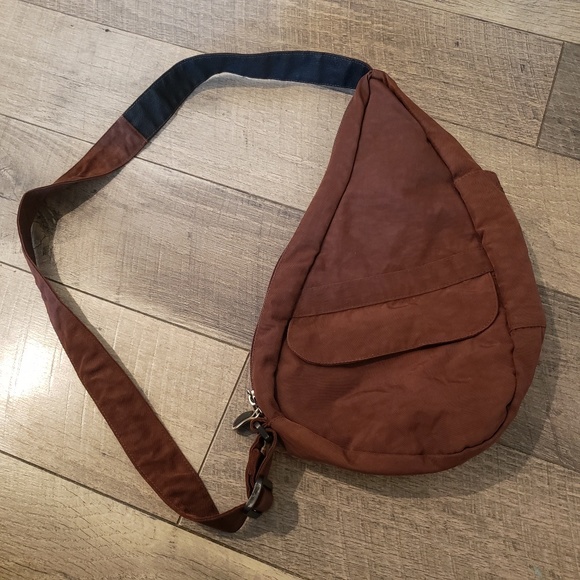 Ameribag Handbags - Ameribag The Healthy Backpack Brown Nylon